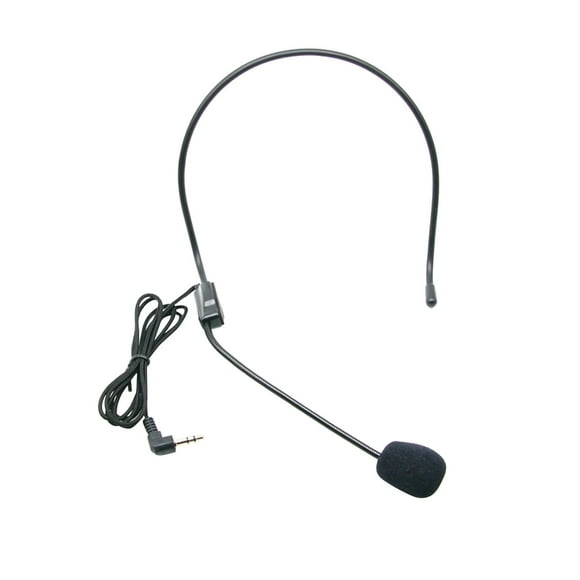 Auriculares con micrófono diadema con cable Sunnimix uso múltiple para amplificador de voz