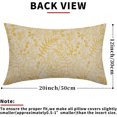 thumbnail image 3 of Yellow Fern Leaves Lumbar Pillow Covers 12X20 Inch Plant Leaf Floral Pine Decorative Pillow Cases Vintage Botanical Spring Summer Throw Pillows Set of 2 Farmhouse Home Decor for Sofa Porch Outdoor, 3 of 6