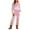 Pink-3, variant on 2 Piece Sets for Women Color Block Crewneck Tops Long Pants Shrepa Lounge Sets Fall Winter Track Suits with Pockets Sky Blue 2XL
