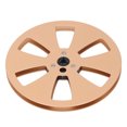 thumbnail image 1 of 1/4 7 Inch Empty Tape Reel, Aluminum Alloy Universal Open Reel with 3 Hole, Sound Tape Empty Reel for Reel to Reel for , Easy Installing Reel with Less Noise, 1 of 7