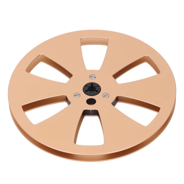 1/4 7 Inch Empty Tape Reel, Aluminum Alloy Universal Open Reel with 3 Hole, Sound Tape Empty Reel for Reel to Reel for , Easy Installing Reel with Less Noise