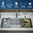 thumbnail image 3 of Karran Usa WS-38-PK1 Elite Workstation 36" Undermount Single Basin Stainless Steel Kitchen, 3 of 6