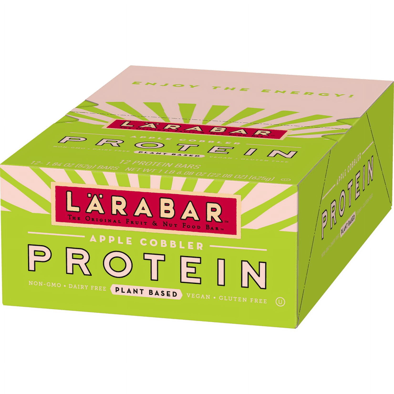 LÄRABAR Protein Bar, Apple Cobbler, 12 Count
