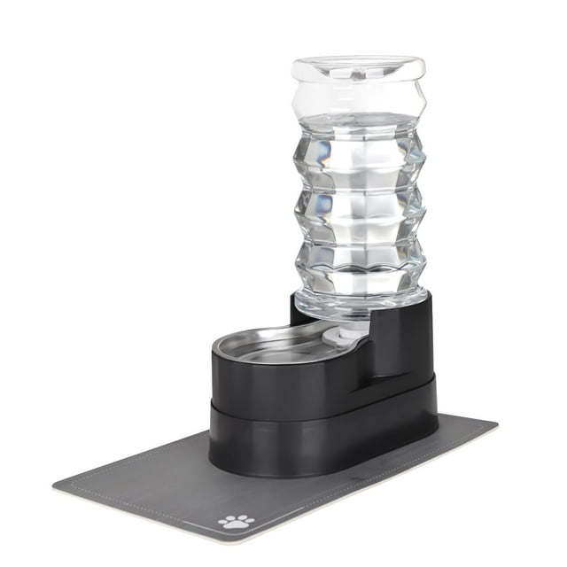 Bebedero automático para mascotas RIZZARI 8L Gravity de acero inoxidable