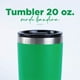 thumbnail image 4 of Vasos de Acero Inoxidable - Termo Tumbler | Vaso Térmico de 20oz - 600ml | Mantiene la Temperatura Entre 8 y 24 Horas - Bebidas Frías y Calientes | Tapa Antiderrame - Ideal verde claro 20oz - 600ml NORDAY 20TBLACK, 4 of 5