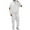 White, variant on Mens 2 Piece Sets Long Sleeve Jacquard High Neck Pullover and Joggers Cargo Pant Tracksuits Fall Winter Outfits (XL, White)