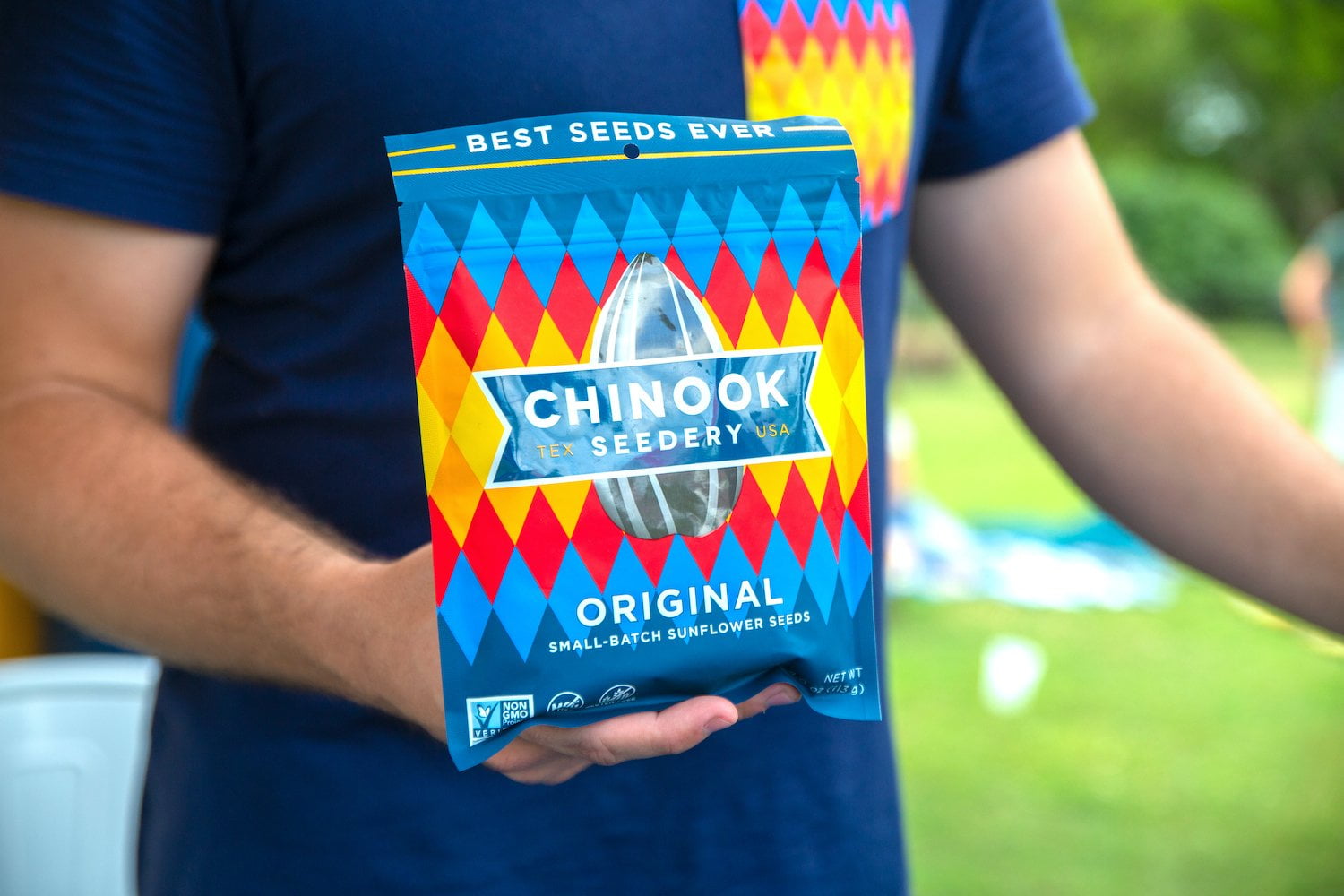 Chinook Seedery Gluten-Free Roasted Jumbo Sunflower Seeds - 4oz (Pack of 12) - Original Flavor