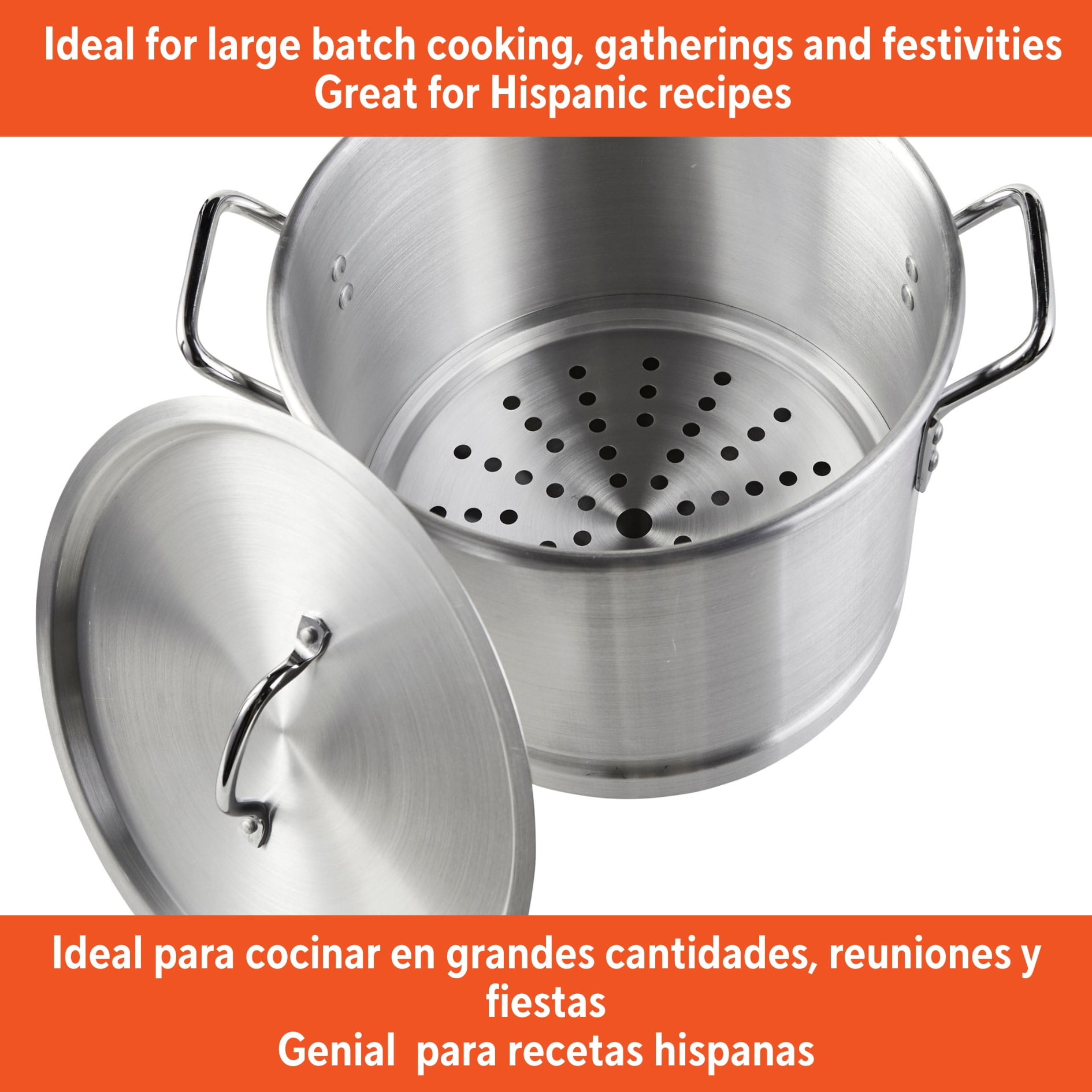 IMUSA 32qt Aluminum Steamer