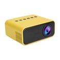 thumbnail image 4 of YT500 Mini Projector Portable Film Projector with Audio and Video/USB/Memory Card Interface 100-240V Yellow EU plug, 4 of 5