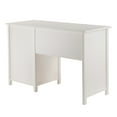 thumbnail image 4 of Winsome Delta Office Writing Desk, White Finish, 4 of 11