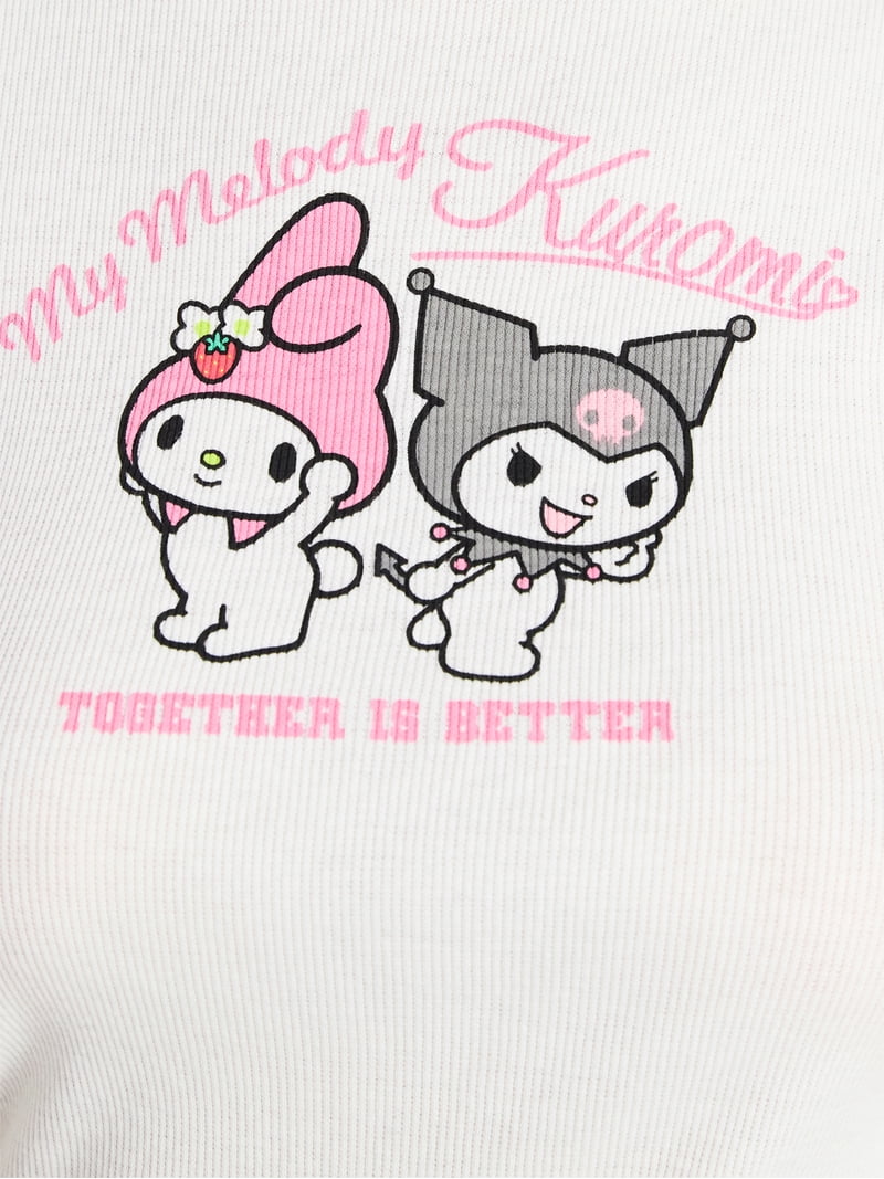 Hello Kitty My Melody and Kuromi Women's Graphic Tank Top and