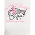 thumbnail image 4 of Hello Kitty My Melody and Kuromi Women's Graphic Tank Top and Shorts Set, 2-Piece, Sizes XXS-XXL, 4 of 5