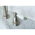thumbnail image 4 of Kingston Brass KB1978PL Heritage Widespread Bathroom Faucet with Plastic Pop-Up, Brushed Nickel, 4 of 5