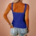thumbnail image 6 of somlo Plus Size Tank Tops for Women Dressy Tops for Women Pleated Tank Tops Spaghetti Strap Camisole Tops Curved Hem Suspender Tops Sleeveless Camisoles Tank Tops Y2K Cami Shirts Going Out Tops, 6 of 6