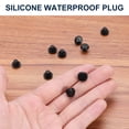 thumbnail image 4 of 10 piezas de tapones para agujeros de 1/4 de pulgada (7mm) que se ajustan a agujeros de 5mm, tapón de tubo de bloqueo a presión de gel, negro, 4 of 6