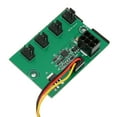 thumbnail image 4 of PC Fan Speed Controller, PC Fan Splitter Flexible 6pin Power PWM 4 Way  for Computer, 4 of 7