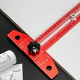 thumbnail image 4 of Scriber Marking Line Ruler T Square Ruler Marking Positioning Scribing Ruler, 4 of 10