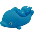 thumbnail image 1 of 4PCS Bath Toy Set Creative Dolphin Family Water Toy Tub Toy Shower Toy for Kids, 1 of 8