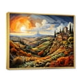 thumbnail image 2 of Designart "Vineyards of Tuscany, Italy III" Italy Floater Framed Canvas Art Print, 2 of 7