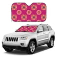 thumbnail image 3 of ZICANCN Car Sun Shades Front Windshield, Moroccan Traditional Design Automotive Front Window Sun Shield Visor, Small Size, 3 of 9