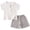 outfit sets-Grey, variant on Kids Baby Boys Duck Hunter Clothes Mallard Duck Short Sleeve T-shirt Casual Shorts 2Pcs Toddler Hunting Baby Outfit(Pink,2-3 Y)
