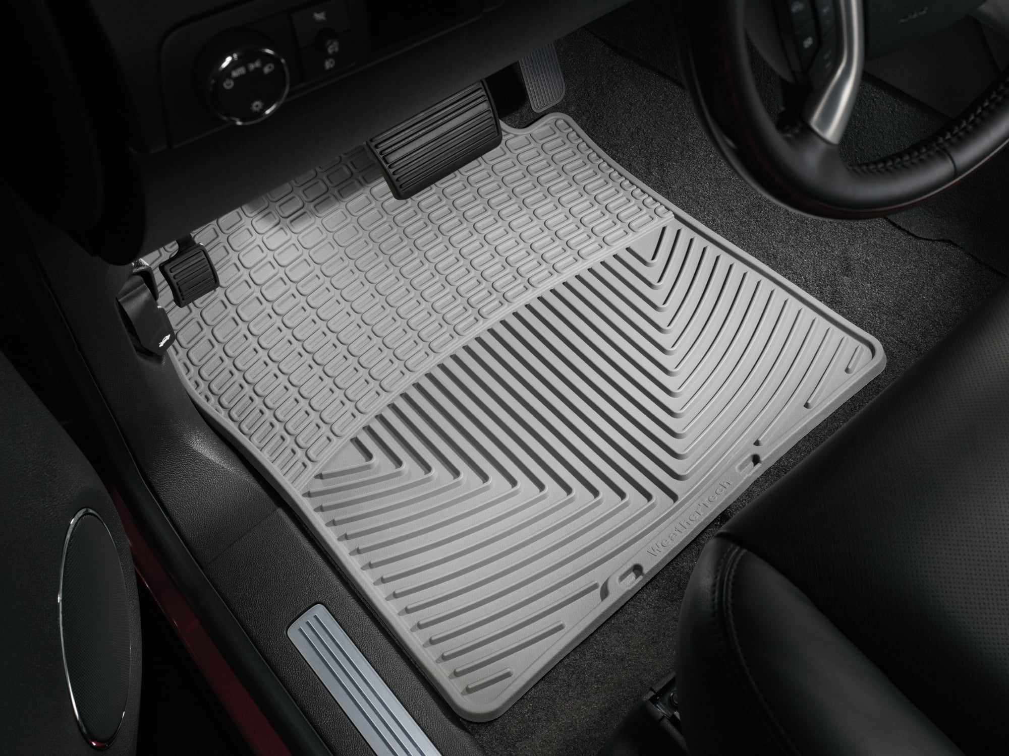WeatherTech All-Weather Floor Mats compatible with Escalade ESV, Sierra, Avalanche, Silverado 1500 - 1st Row (Driver & Passenger), Grey