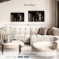 thumbnail image 4 of Elephant Stock Symbolic Lady Justice Wall Art - Horizontal Canvas Wall Art - Living Room Wall Decor - Profession Canvas - Black And Brown Decor - 30" x 20", 4 of 8