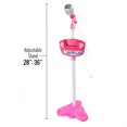 thumbnail image 2 of Kidplokio Pink Pretend Play Karaoke Machine MP3 Player Kids Ages 3 and Up, 2 of 10