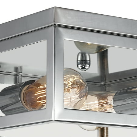 Globe Electric Watt Memphis 2 Light Chrome Flush Mount Ceiling - Globe Electric Memphis 2 Light Dark Bronze Flush Mount Ceiling Globe Electric Watt Memphis 2 Light Chrome Flush Mount Ceiling - Globe Electric Memphis 2 Light Dark Bronze Flush Mount Ceiling