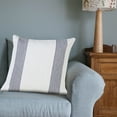 thumbnail image 2 of LR Home Cassidy Set of 2 Pale Blue/White Striped Cotton Adult Decorative Throw Pillow, 2 of 9