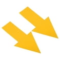 thumbnail image 1 of Unique Bargains Directional Arrow Sticker, 12' PVC Arrow Removable Adhesive Decals for Wall Floor Marking, Yellow, 24Pack, 1 of 6