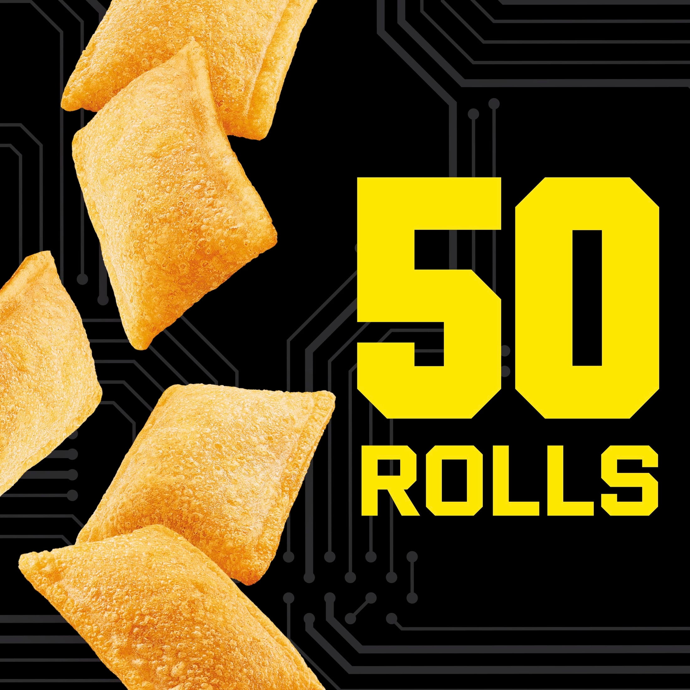 Totino's NXTLVL Buffalo Style Chicken Pizza Rolls Snacks, 50 Rolls (Frozen)