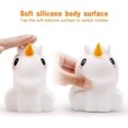 thumbnail image 3 of Lámpara de noche de unicornio para niños pequeños - Lámpara de silicona de 9 colores para la mesita de noche, ideal para guarderías infantiles y regalos de cumpleaños - Mediana, 3 of 5