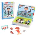 thumbnail image 1 of Divertido libro magnético inteligente para niños, rompecabezas de dibujos animados 3D, juego de entrenamiento cerebral, juguetes educativos para niños, regalo, juguete de Navidad, 1 of 5