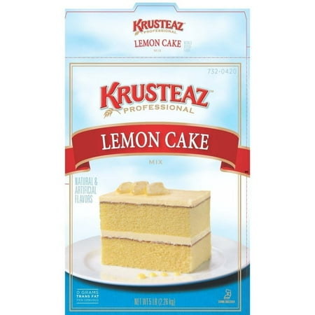 6 PACKS : Continental Mills Krusteaz Lemon Cake Mix, 5 Pound
