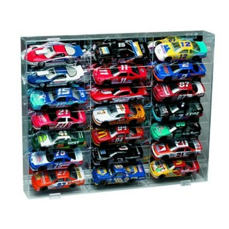 Slotted Display Shelf - Gagne D07-2124T 21 Slot 1-24 Scale Tilt Shelf Display Case
