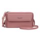 thumbnail image 2 of Bolso de Mano Sunnimix para Mujer Ligero Cuadrado de Cuero PU Rosado, 2 of 8