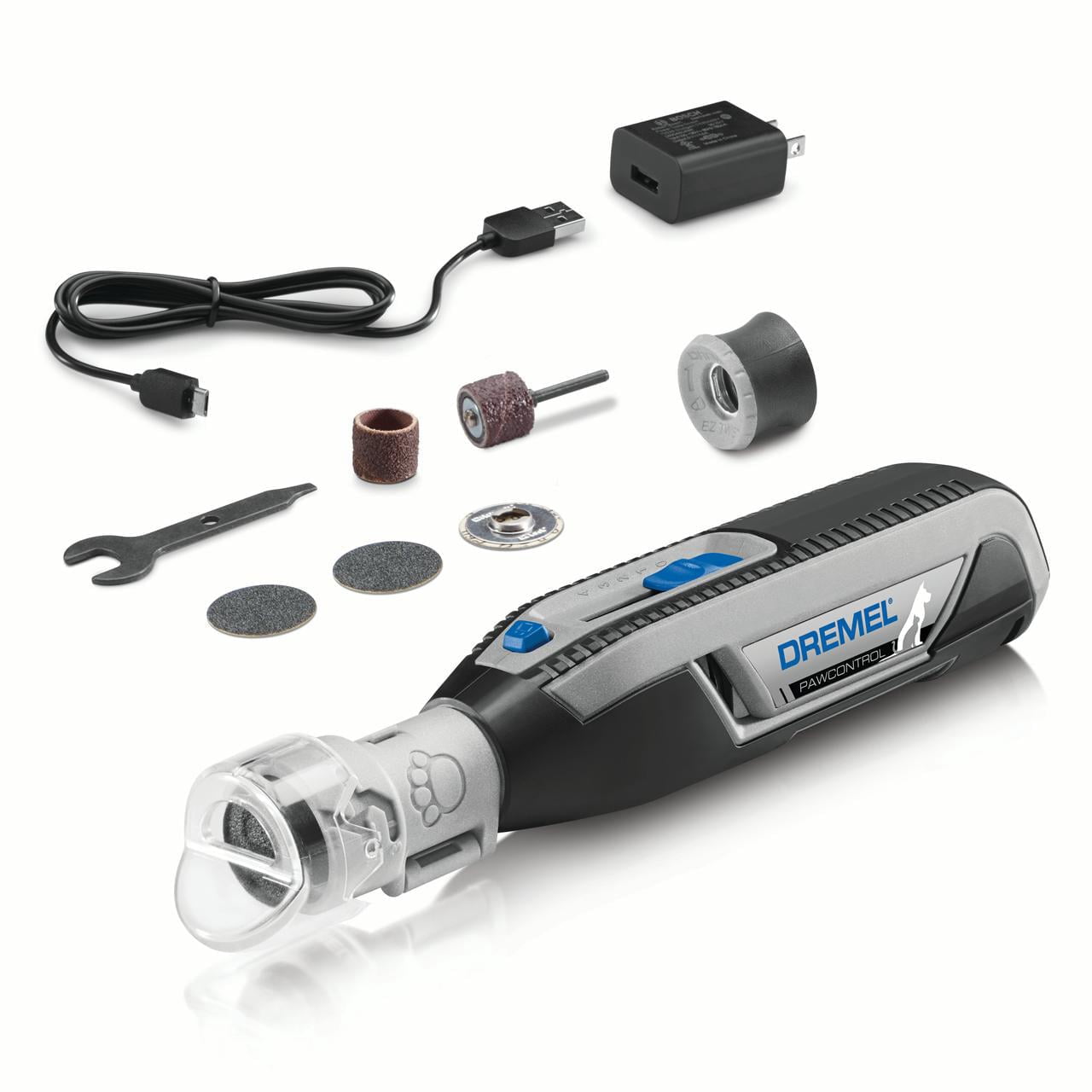 Dremel 7760-PGK 4 Volt Cordless Rotary Dog and Cat Pet Nail Grooming Kit with 10 Additional Grooming Disks