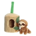 thumbnail image 4 of Aurora - Small Brown Hideouts - 5.5" Sloth - Enchanting Stuffed Animal, 4 of 5