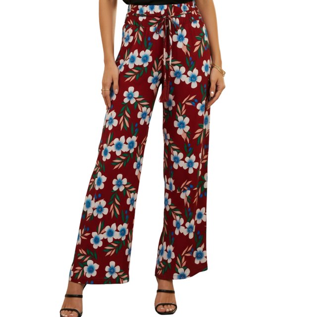 PANTALONES RELAJADOS PARA MUJER DE DISEÑO UNICO WIDE LEGS DE CINTURA ALTA