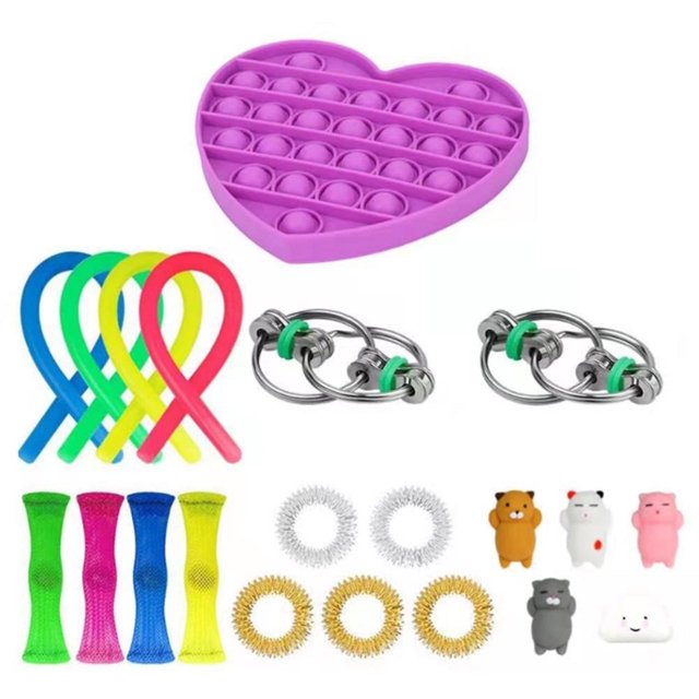 Honganda Educational Toy Kit, Small Portable Sensory Toy Soothing Fidget Tools