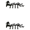 thumbnail image 4 of Toystoory Porta llaves de metal montado en la pared, imprescindible para cualquier hogar ocupado, ganchos para llaves de amplia aplicación, Negro 2Conjunto, 4 of 6