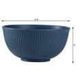 thumbnail image 3 of BLUE Cereal Bowls 8 Pieces , Unbreakable Wheat Straw Bowls, Microwave and Dishwasher Safe Reusable Bowls Set, for Ramen, Soup, Salad and more (22oz), 3 of 8