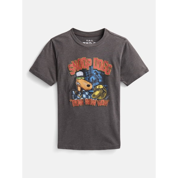 Snoop Dogg Boys Graphic Tee with Short Sleeves, Sizes 4-18