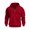 Red, variant on Men's Active Microfleece Hoodie 1/4 Zip Breathable Pullover Quick Dry Technology Outdoor Sports Jacket,Gray 3XL