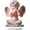 C, variant on Acrylic Bunnies/Angel Statues Desk Decorative Figurine Lovely Figurine Sculptures for Home Office Table Ornament