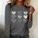 thumbnail image 1 of TaTaai Hoodies Shirts for Women Early Fall Long Sleeve Tops Vintage Graphic Outfits Tops Fashion Pullover Tees Gift, 1 of 3