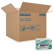 Kimberly-Clark PROFESSIONAL Kimwipes Delicate Task Kimtech Science Wipers (34155), White, 1-PLY, 60 Pop-Up Boxes / Case, 286 Sheets / Box, 16,800 Sheets / Case