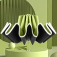 thumbnail image 4 of Soidarity Paraguas para hombre, impermeable, portátil, plegable, Protector de viaje, sombrilla de vinilo, 10 varillas, protección solar Personal, carpas Verde claro Soidarity OD029055-04, 4 of 6
