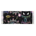 thumbnail image 5 of Lsque Geometry Dash Pattern Women's Traditional Scarf Wrap Tassel Shawl Fringes Neck Head Shawl Retro Scarf, 5 of 8